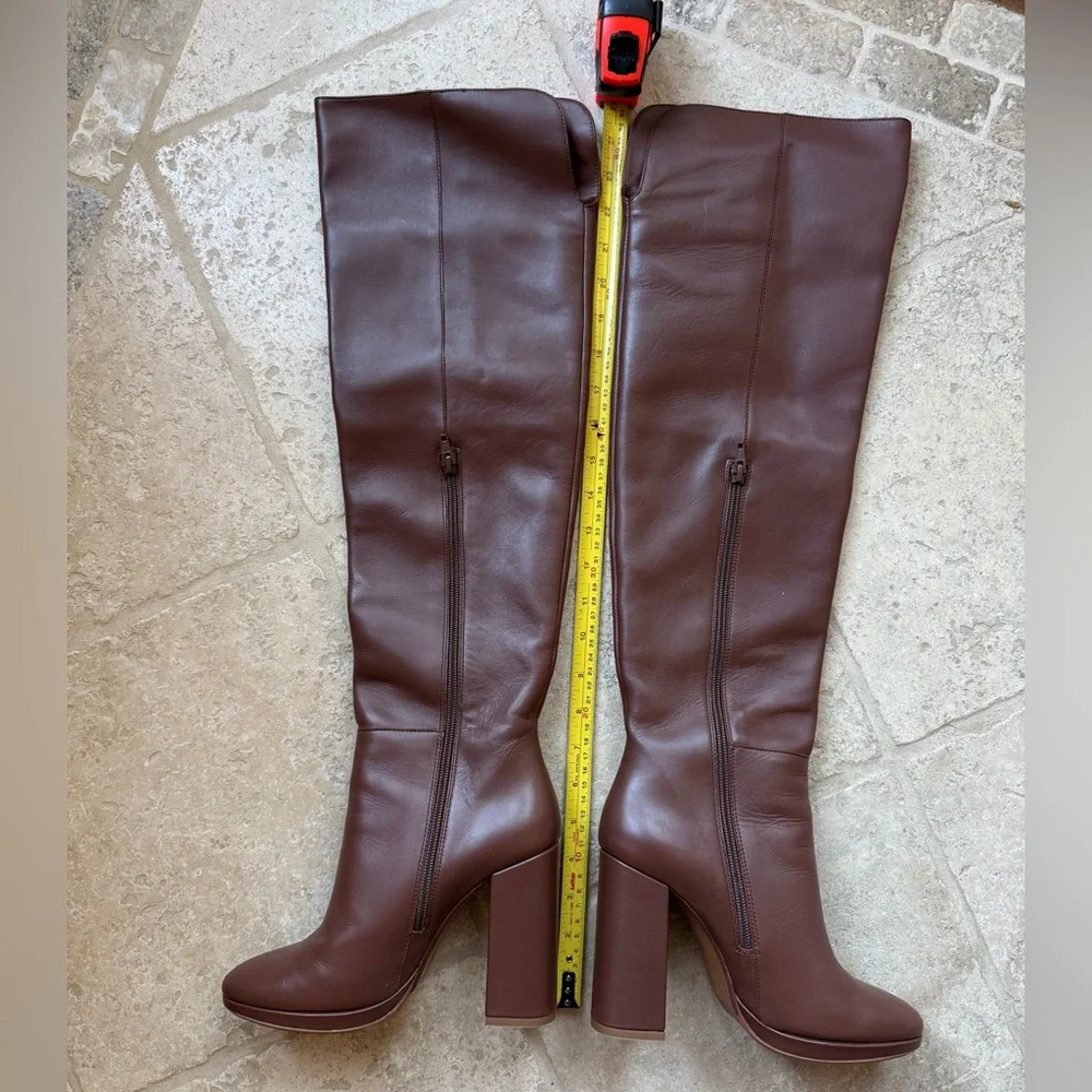 Sezane APOLLINE THIGH HIGH BOOTS US7 - Picture 6 of 12